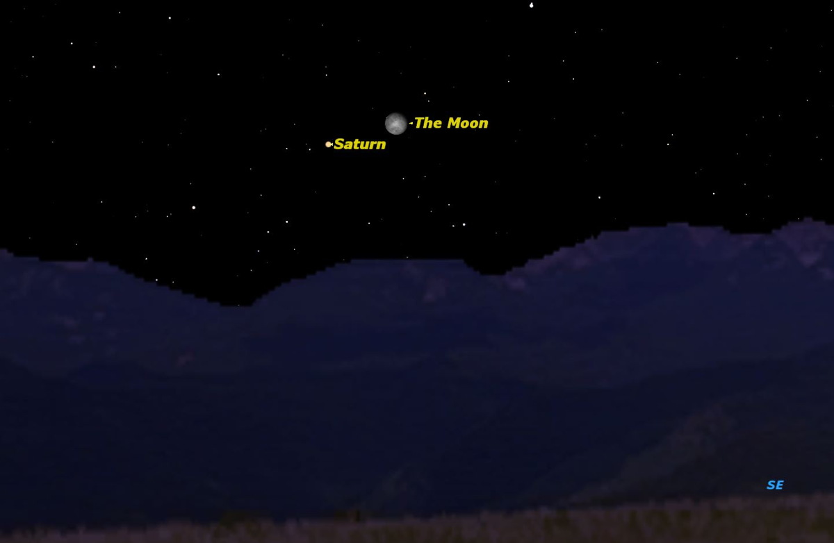 Saturn Shines Near the Moon Tonight: How to See It